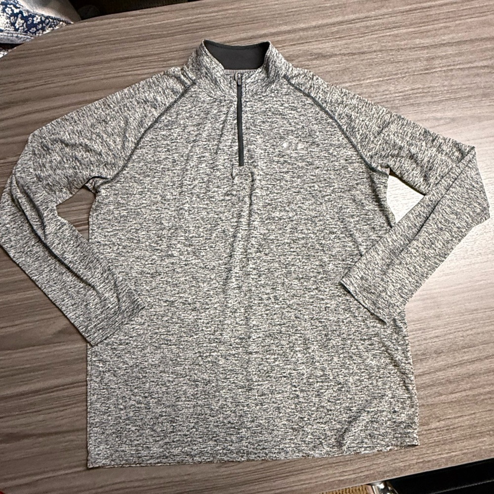 Heather Gray Quarter-Zip Pullover